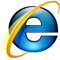 a windows vista icon of internet explorer